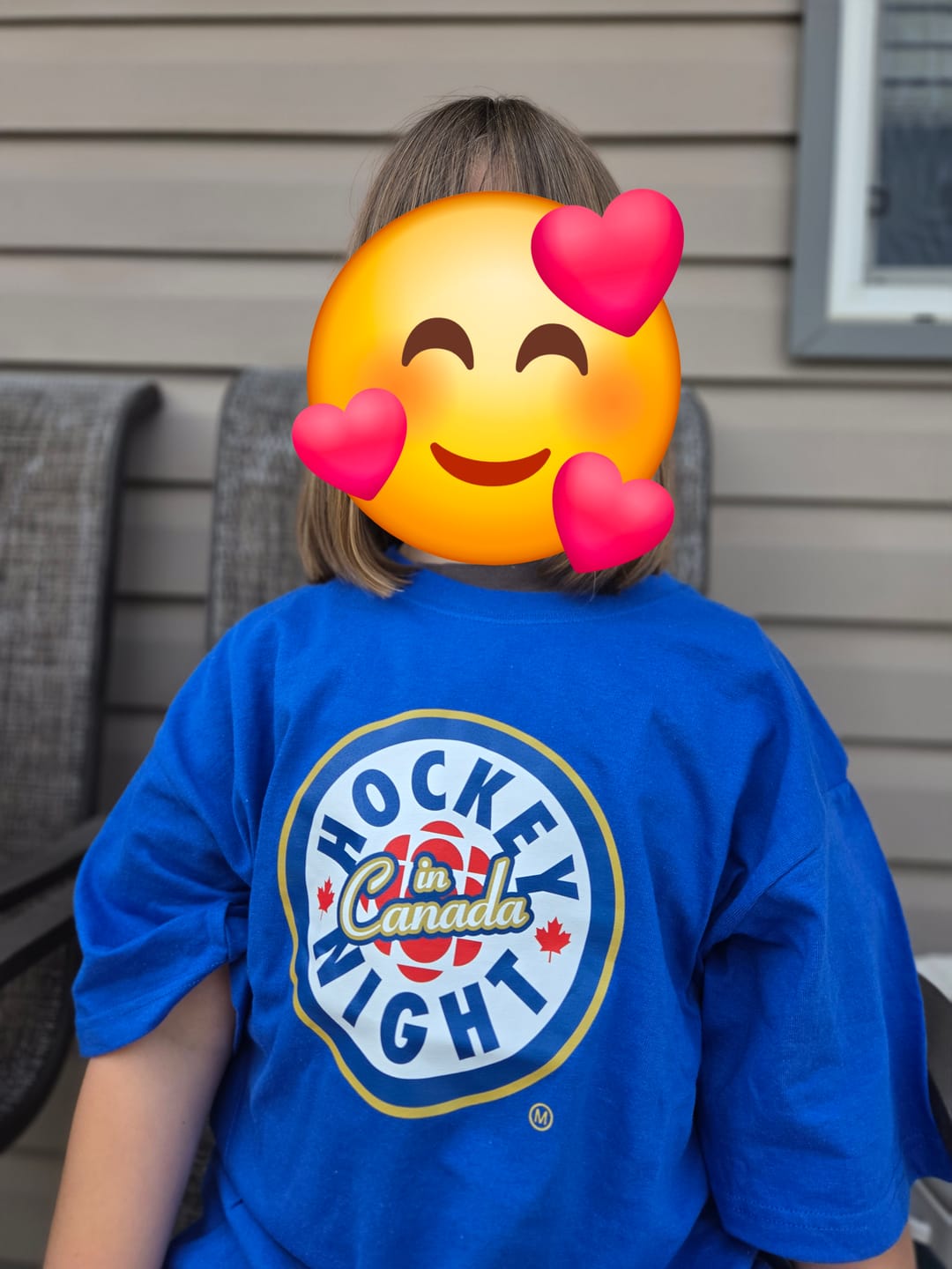 Customer photo review of Hockey Night in Canada Kids T-shirt