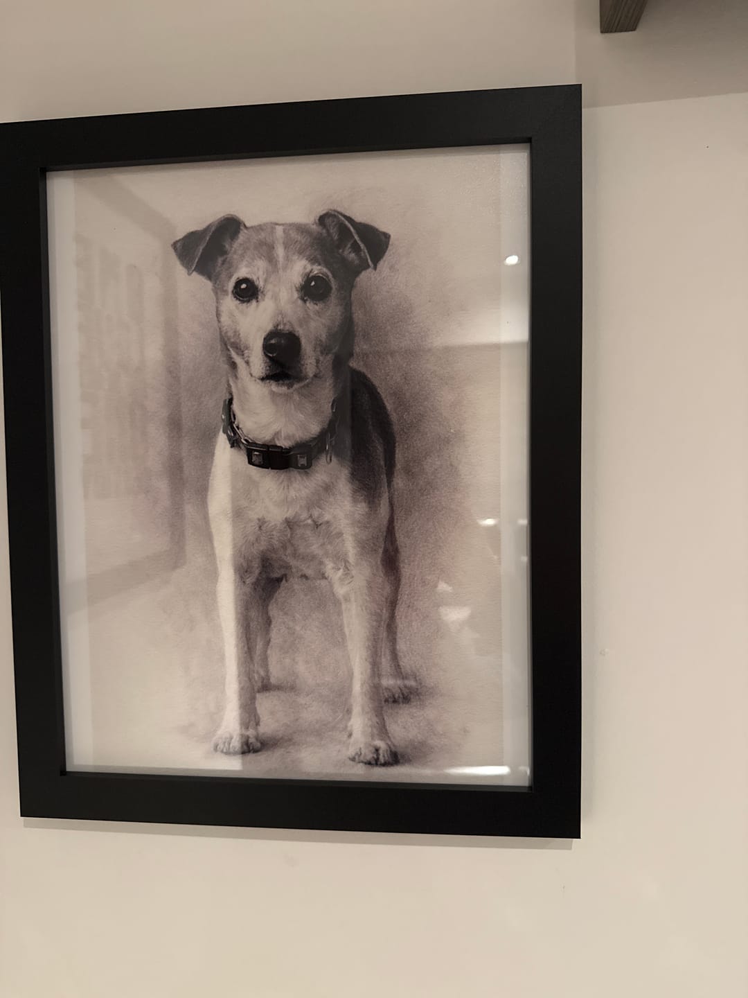 Customer photo review of Charcoal - Personalised Poster
