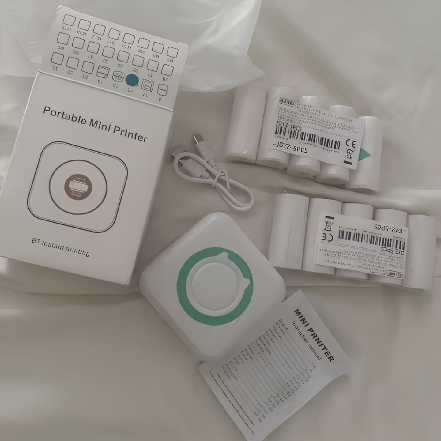 Customer photo review of Mini Impresora Térmica Portátil