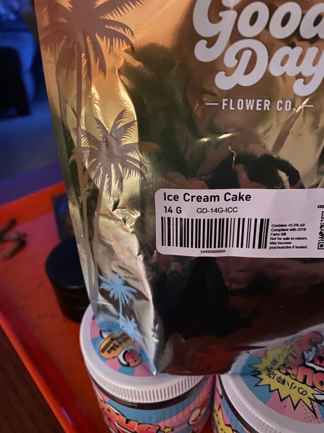Customer photo review of Good Day - 14 Grams - Ice Cream Cake - Indica