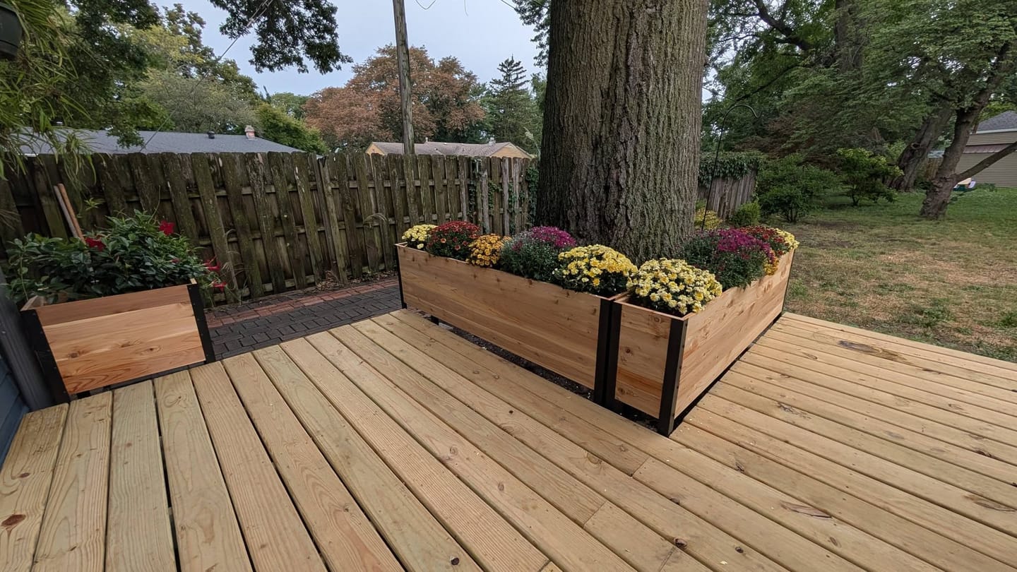 Customer photo review of 18″ x 24″ Deep Root Raised Garden Bed - 30″ TALL / Select Grade