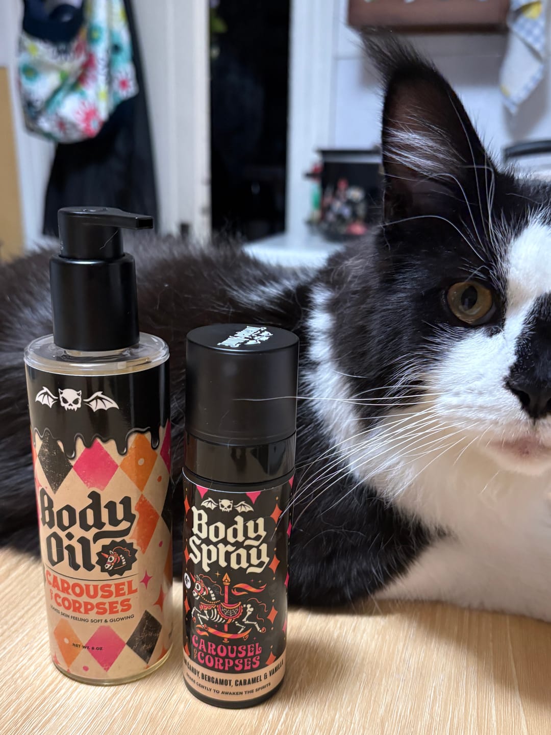 Customer photo review of Carousel Of Corpses Body Spray