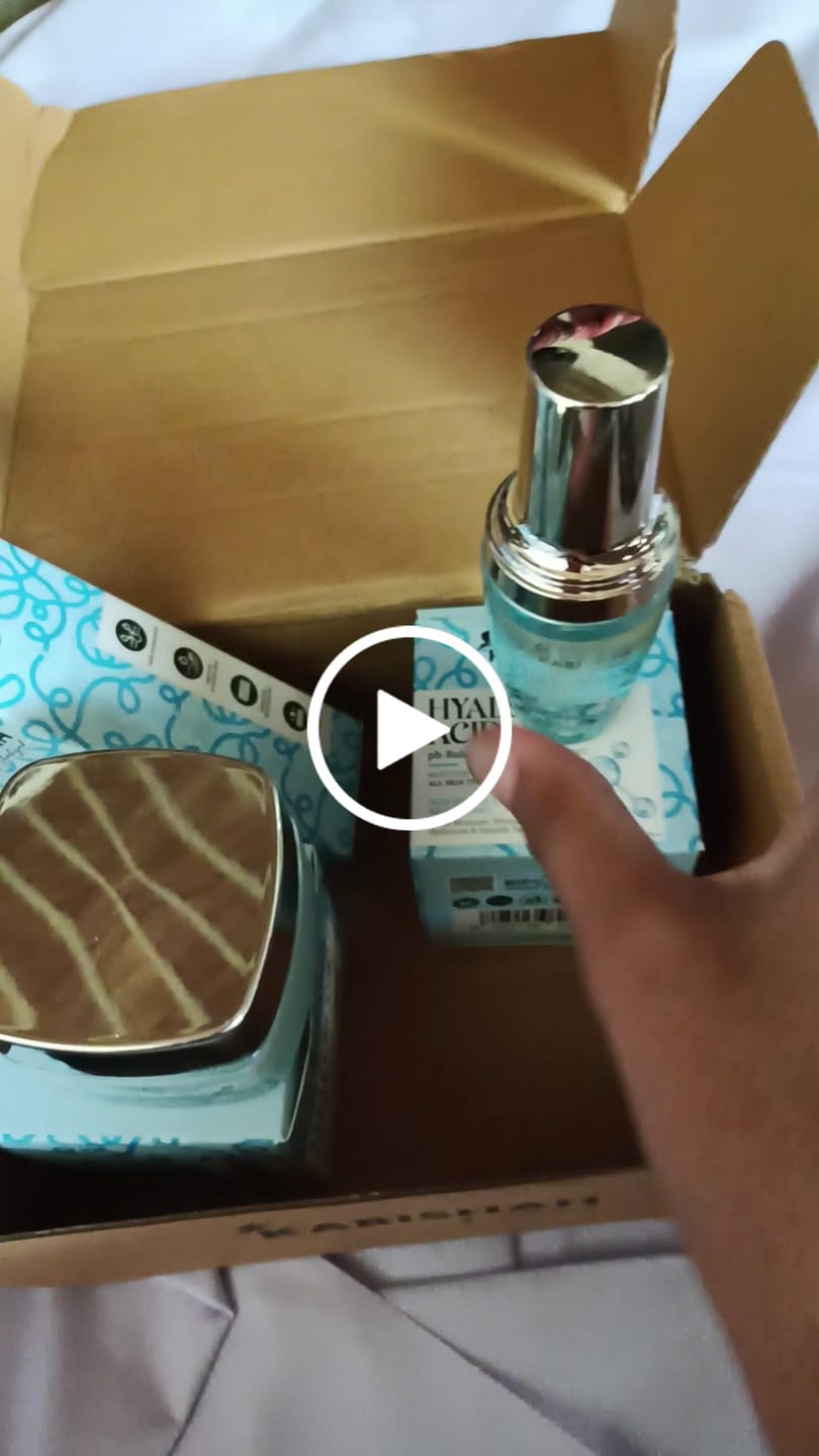 Customer video review of Hyaluronic Glass Skin Kit