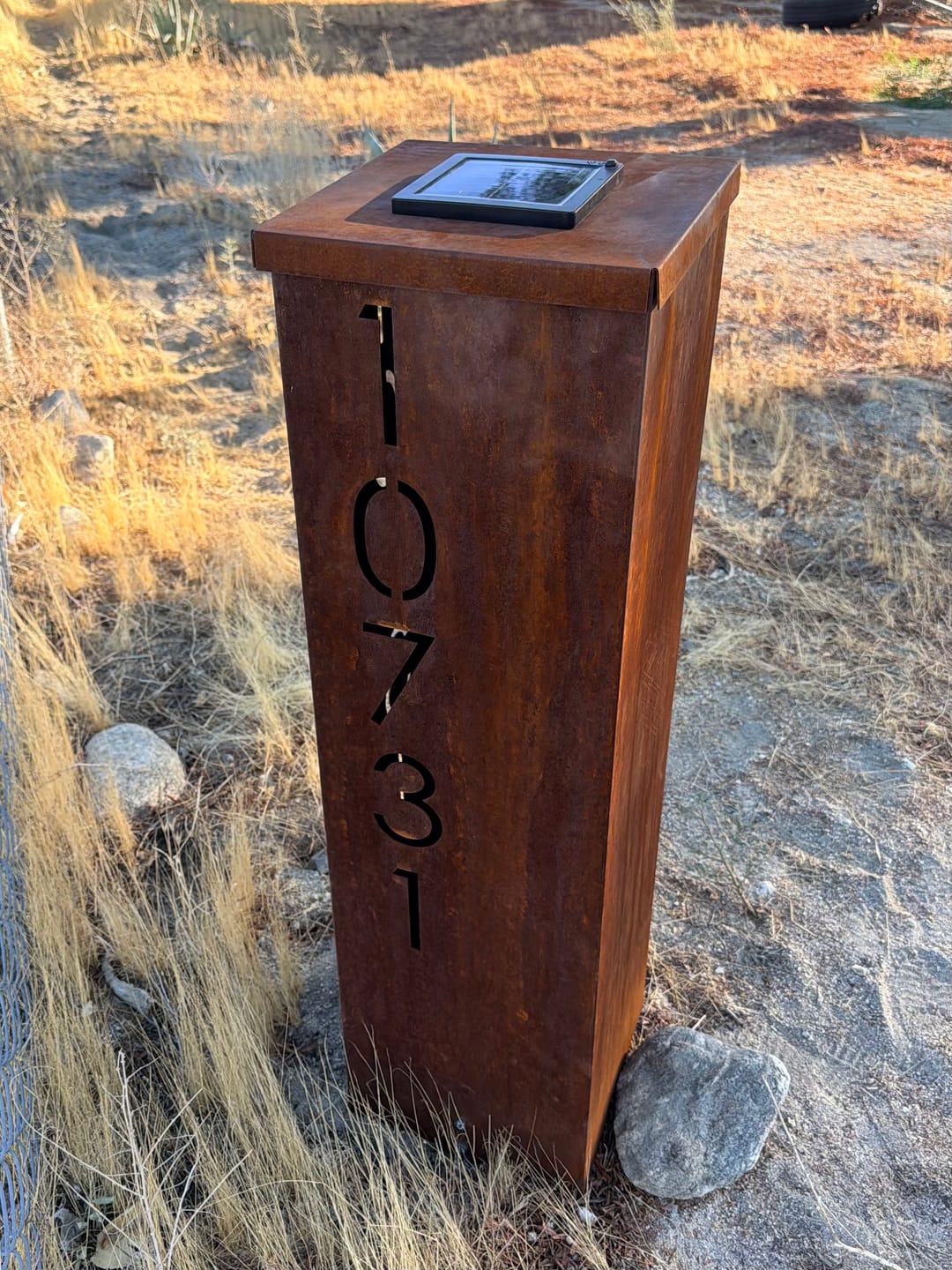 Customer photo review of White Translucent Inserts for The Address Column - Optional Upgrade