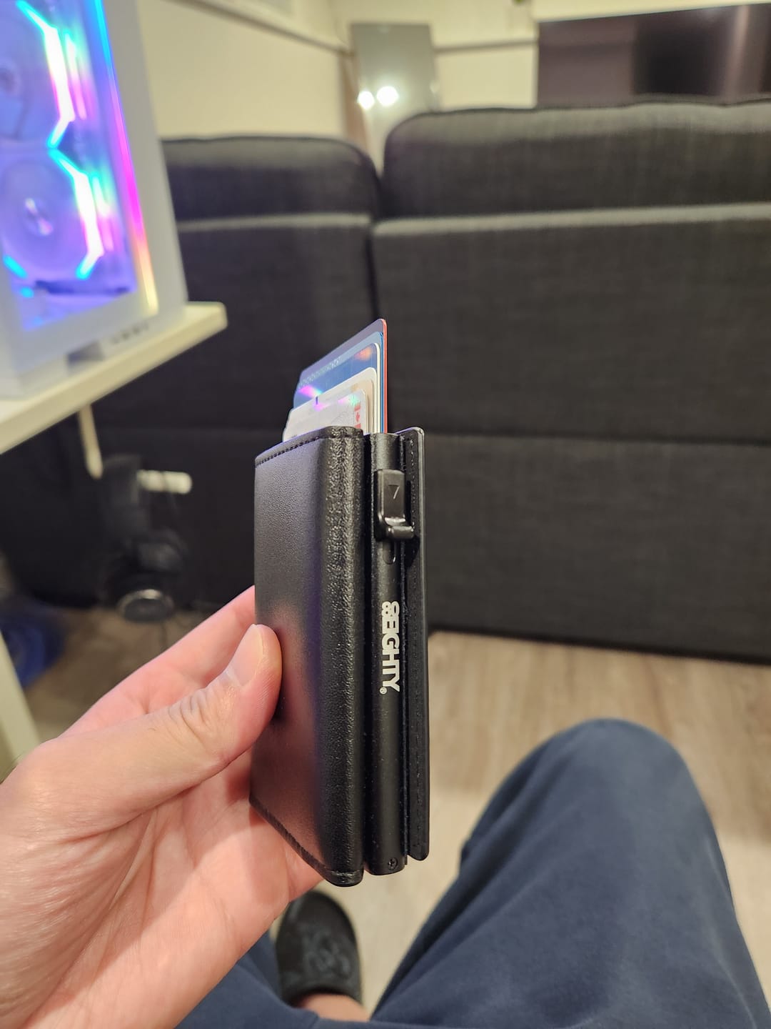 Customer photo review of 80Eighty® Onyx Wallet