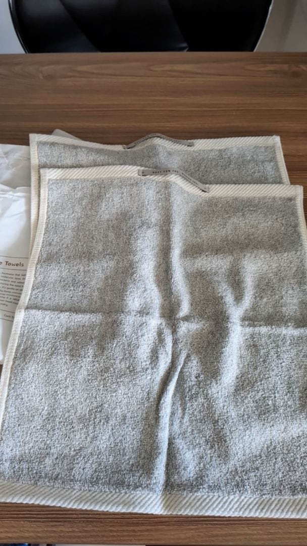 Customer photo review of Premium Copper Face Towel | Antibacterial