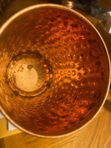 Customer photo review of Kansya®-vottaðar vatnsflöskur úr hreinum kopar – V2, handhamraðar