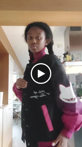 Customer video review of Genshin Varsity Jacket (Overstock)