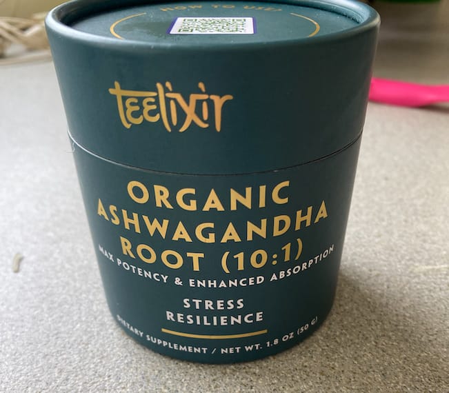 Customer photo review of Teelixir Organic Ashwagandha Root (10:1)