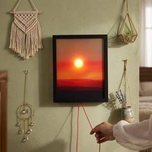 Customer photo review of Kinetic Sunrise Wall Light