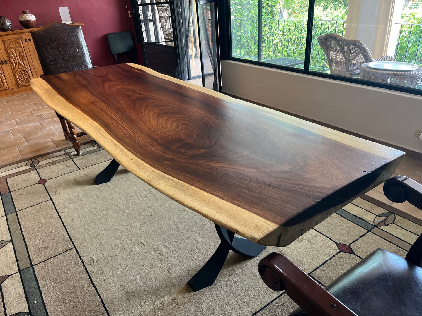 Customer photo review of Table Legs 28.2" H for Dining Tables and Woodworking Projects - 423 Curva