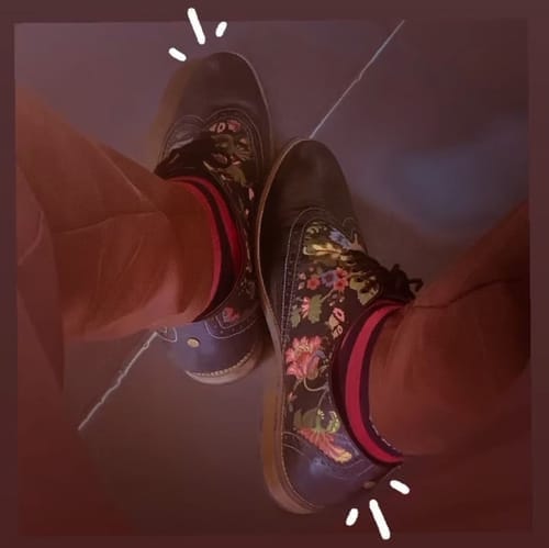 Customer photo review of Bageecha Oxford Brogues Men – Coal