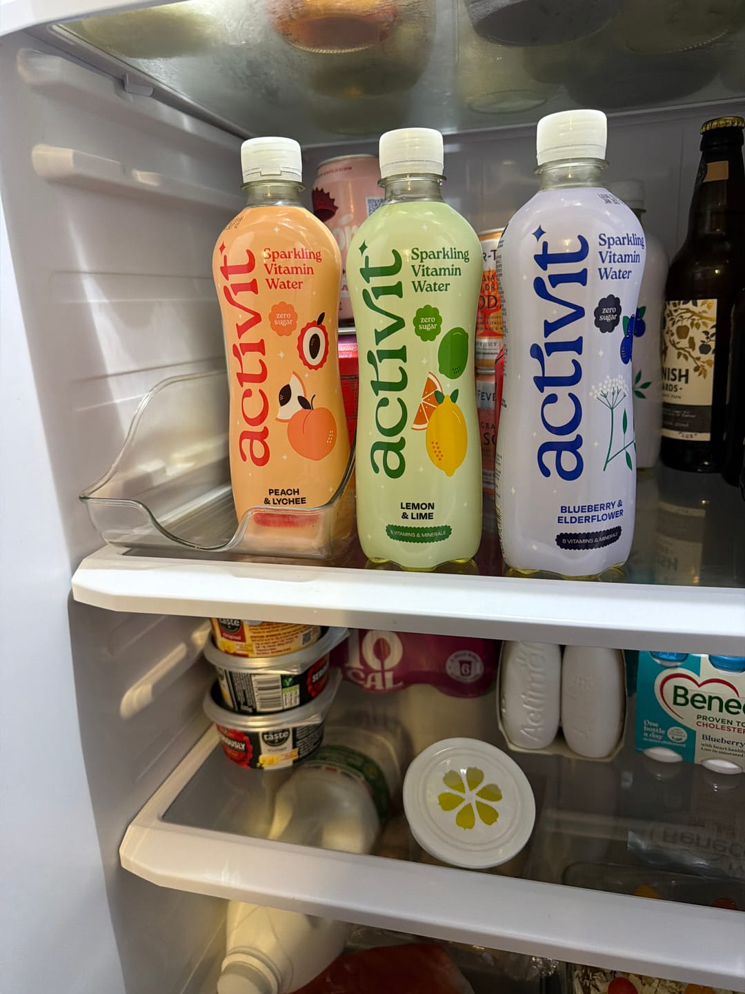 Customer photo review of Activit New Arrivals Multipack - Blueberry & Elderflower, and Peach & Lychee
