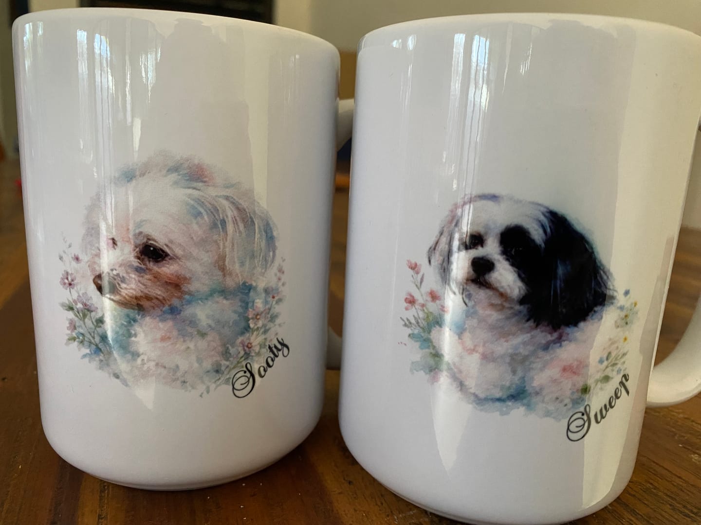 Customer photo review of Personalised Mug - Watercolour