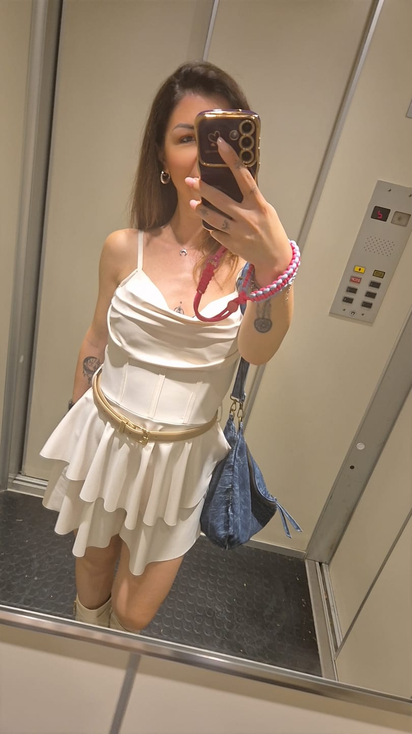 Customer photo review of Tutina Corpetto a pantaloncino - crema