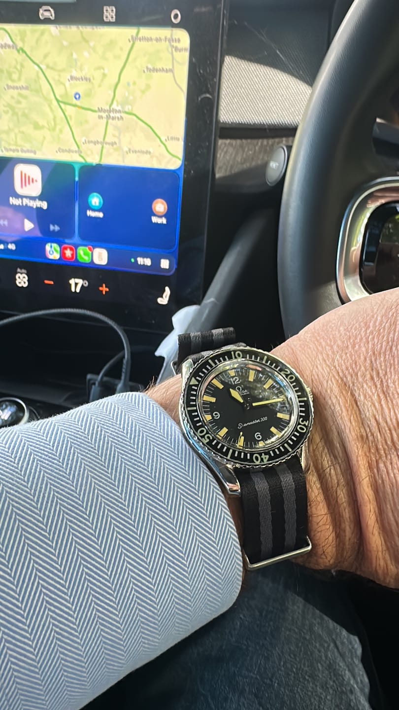 Customer photo review of Bond Premium Nylon Watch Strap