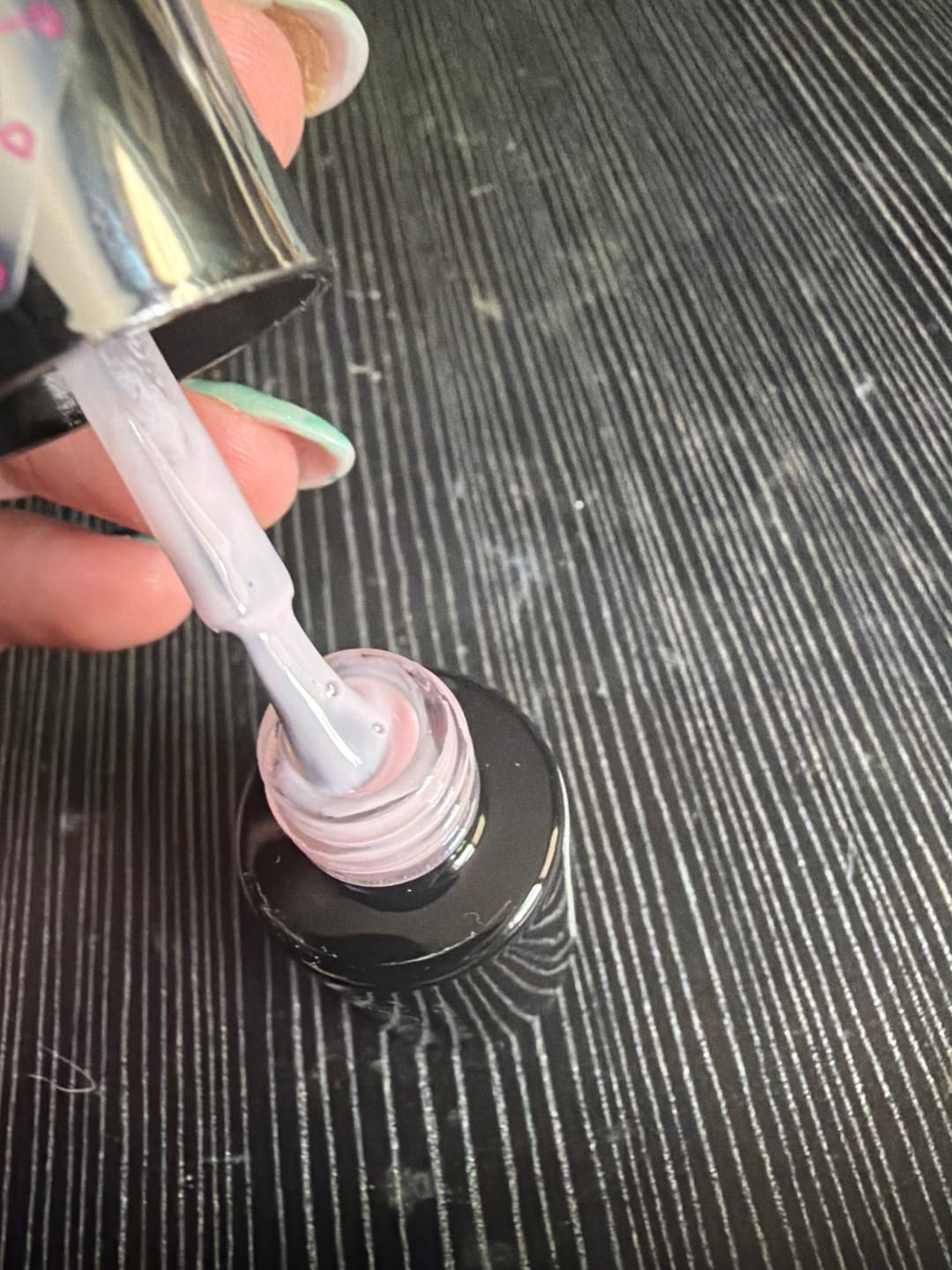 Customer photo review of Semilac Extend Care 5in1 809 Tender Pink 7ml - Builder Gel in a Bottle