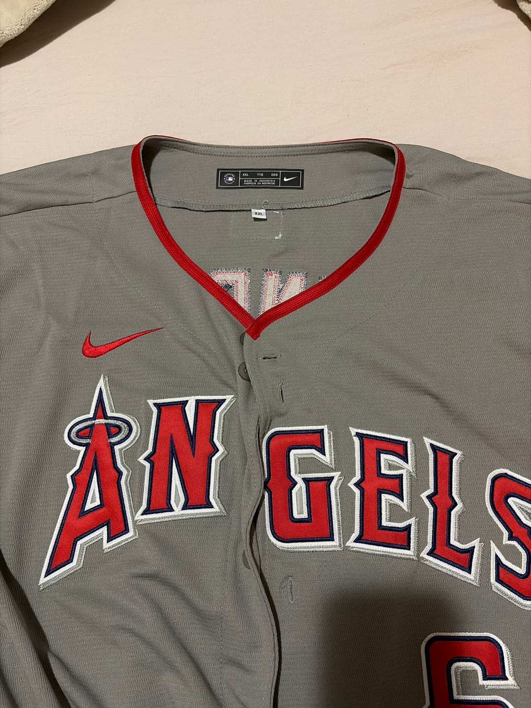 Customer photo review of Men’s Los Angeles 2024 Spring Training Patch Vapor Premier Limited Jersey