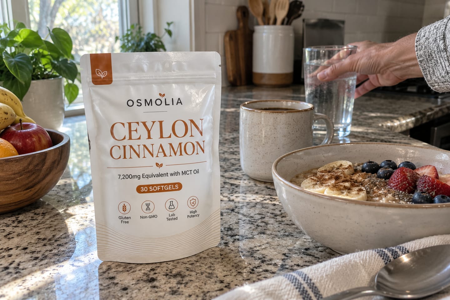 Customer photo review of Ceylon Cinnamon 7,200mg with MCT Oil
