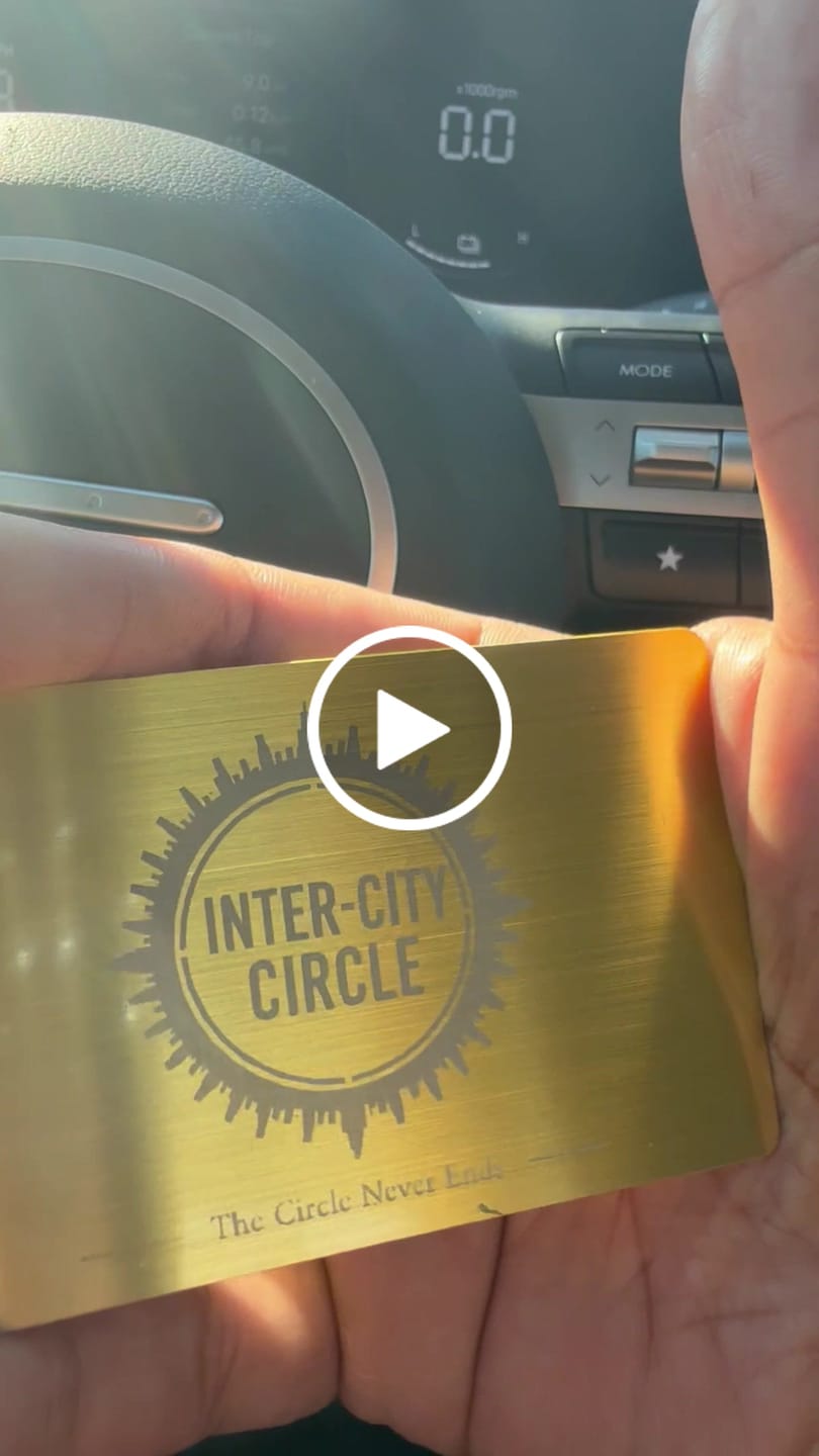 Customer video review of Metal Smart Business Card