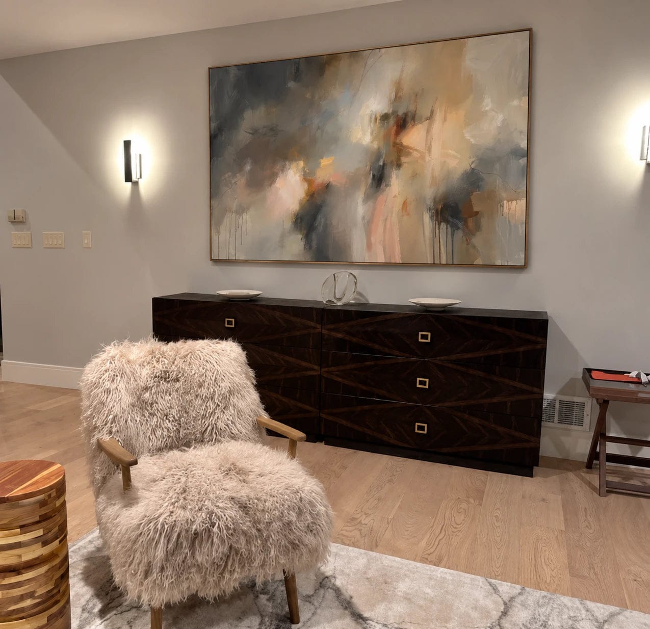 Customer photo review of Expressive Contemporary Art｜Atmospheric Abstract Harmony
