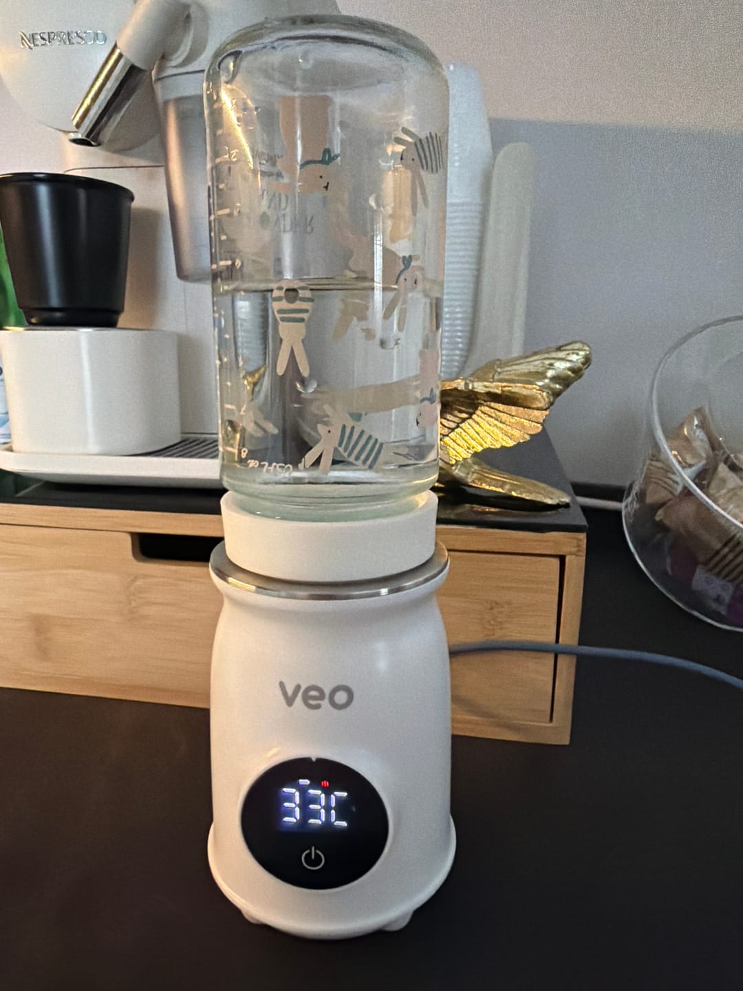 Customer photo review of VEO - Il primo scalda biberon portatile a batteria