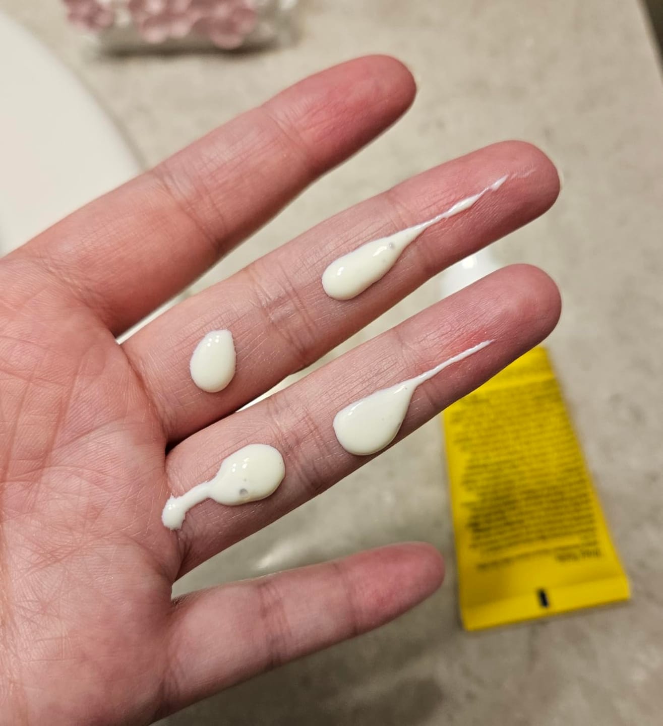 Customer photo review of CeraVe Invisible Mineral Sunscreen