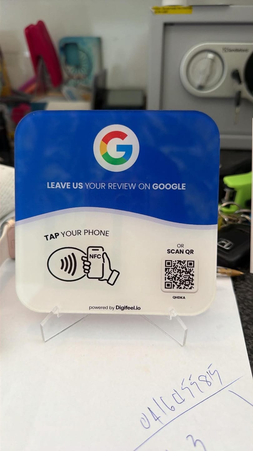 Customer photo review of Google Reviews - Plate