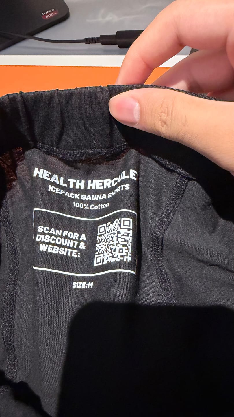Customer photo review of 100% Cotton Fertility Cooling Sauna Briefs