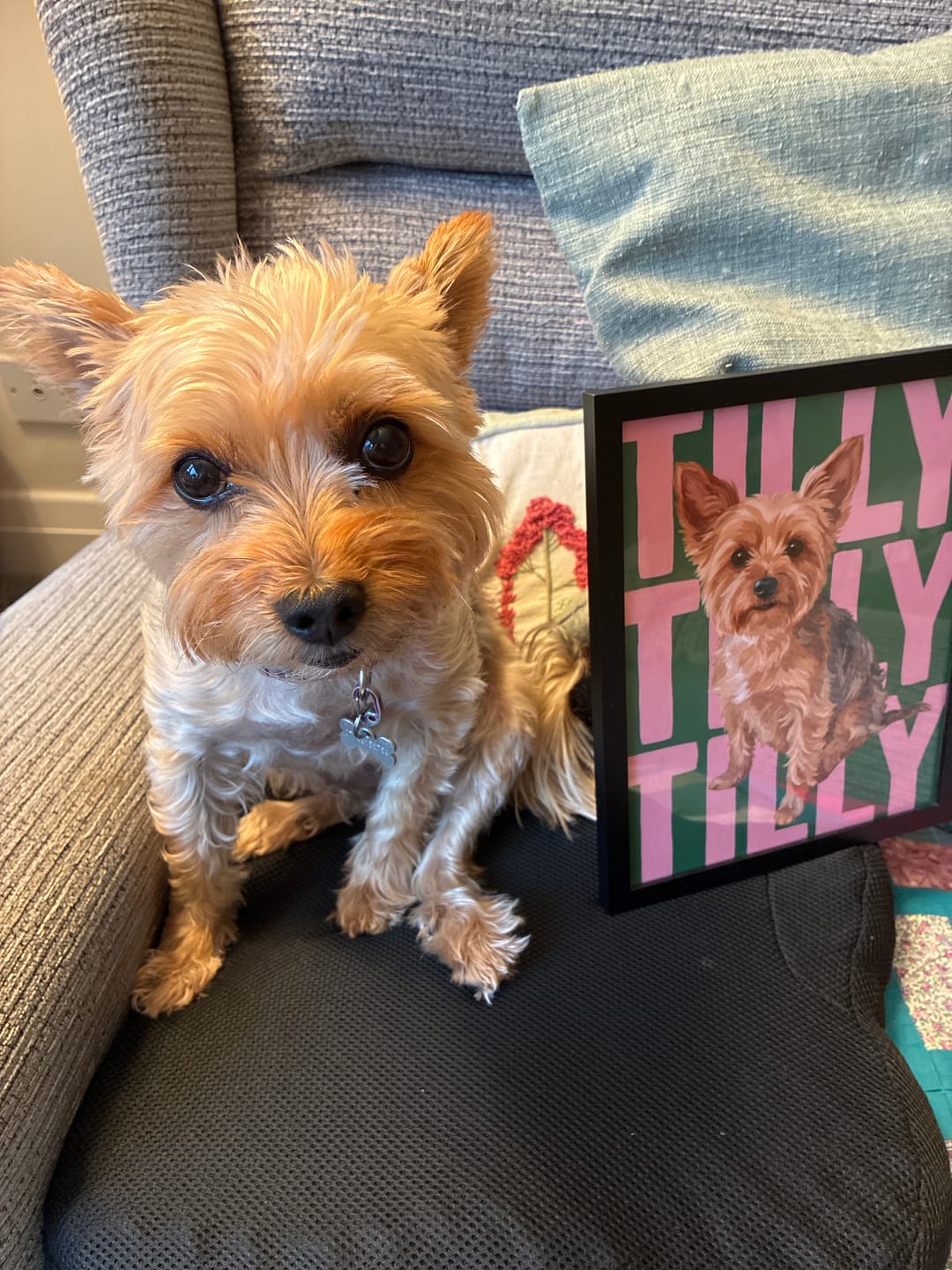 Customer photo review of Big Name - Personalised Poster