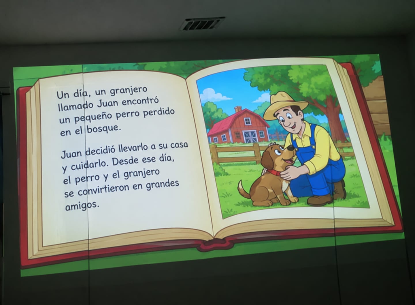 Customer photo review of Proyector Lectura