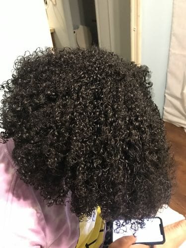 Customer photo review of Curl Defining Comb