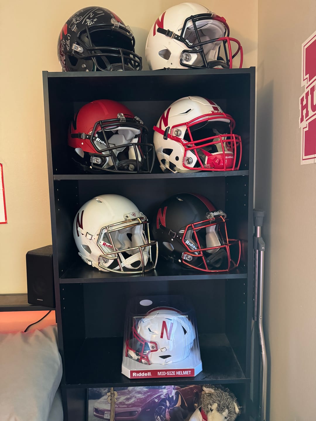 Customer photo review of Nebraska Cornhuskers Riddell SpeedFlex Mid-Size MIDI Helmet