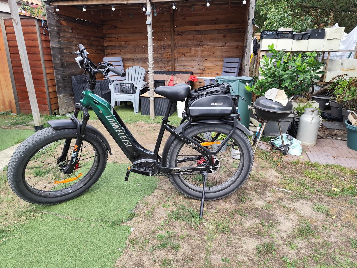 Customer photo review of Lankeleisi MG600 Plus 26" Fat Bike 960Wh All Terrain SUV E-Bike with Switchable Sensor 48V 20Ah Battery