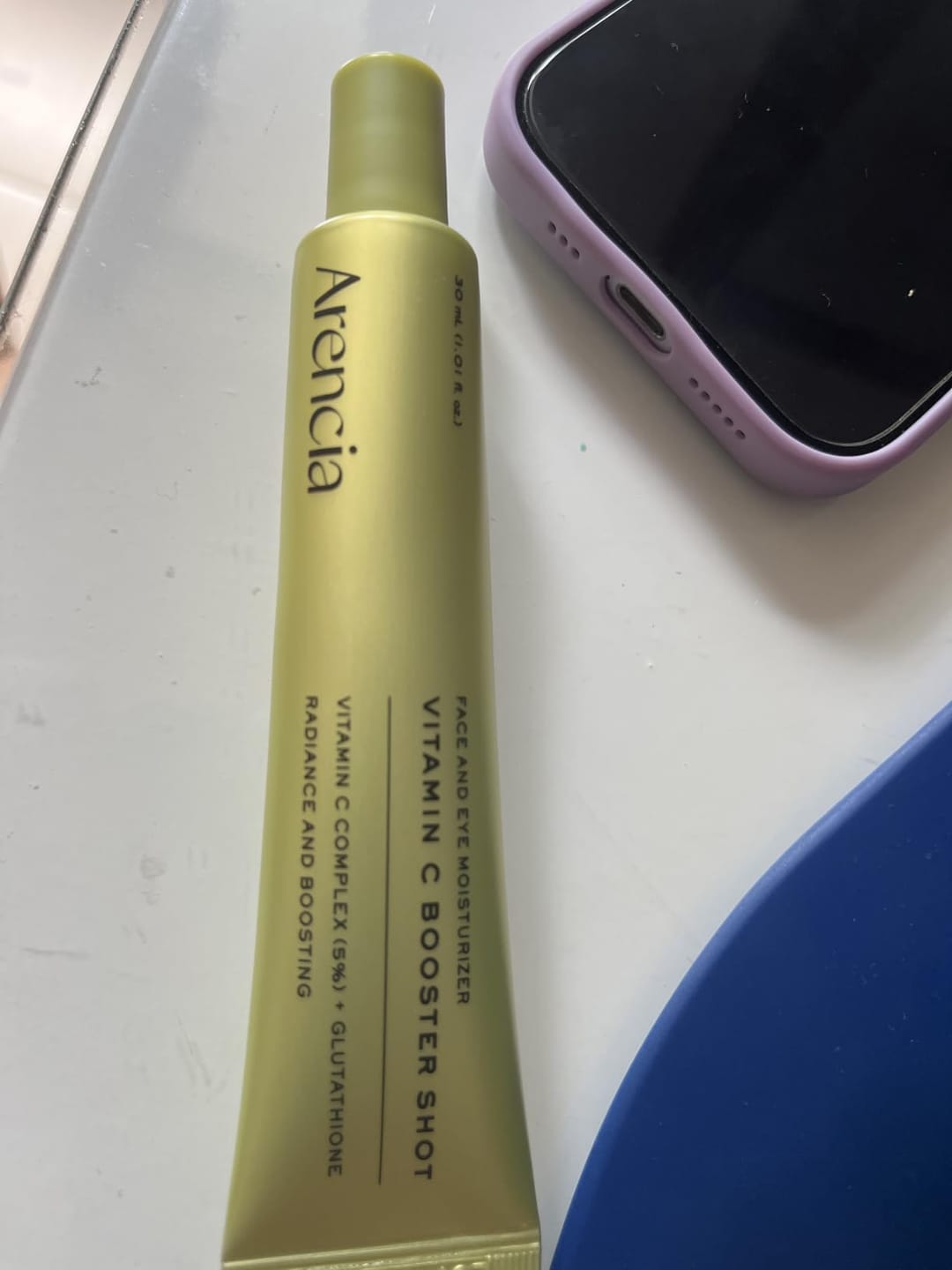 Customer photo review of Arencia Vitamin C Booster Shot