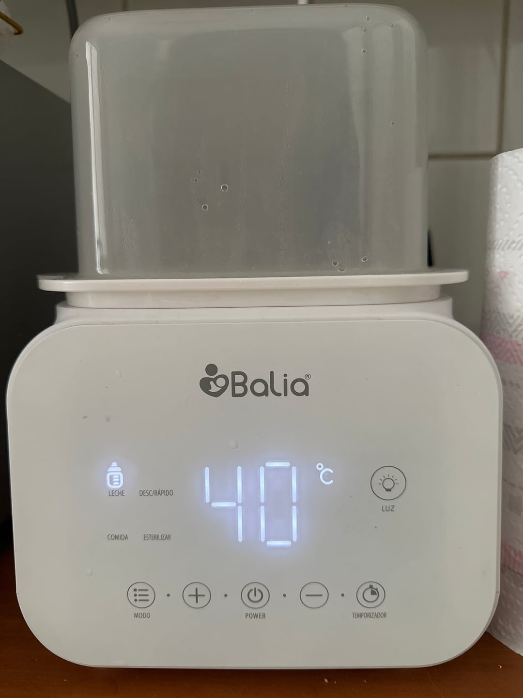 Customer photo review of Calentador de mamaderas 4 en 1