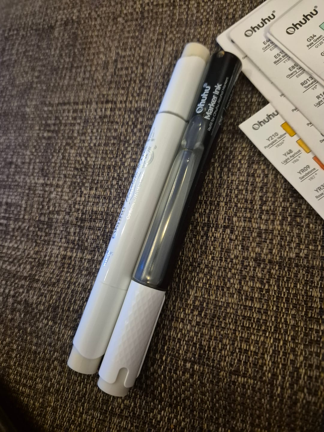Customer photo review of Ohuhu Marker Ink Y62 / E280 Refill for Alcohol marker