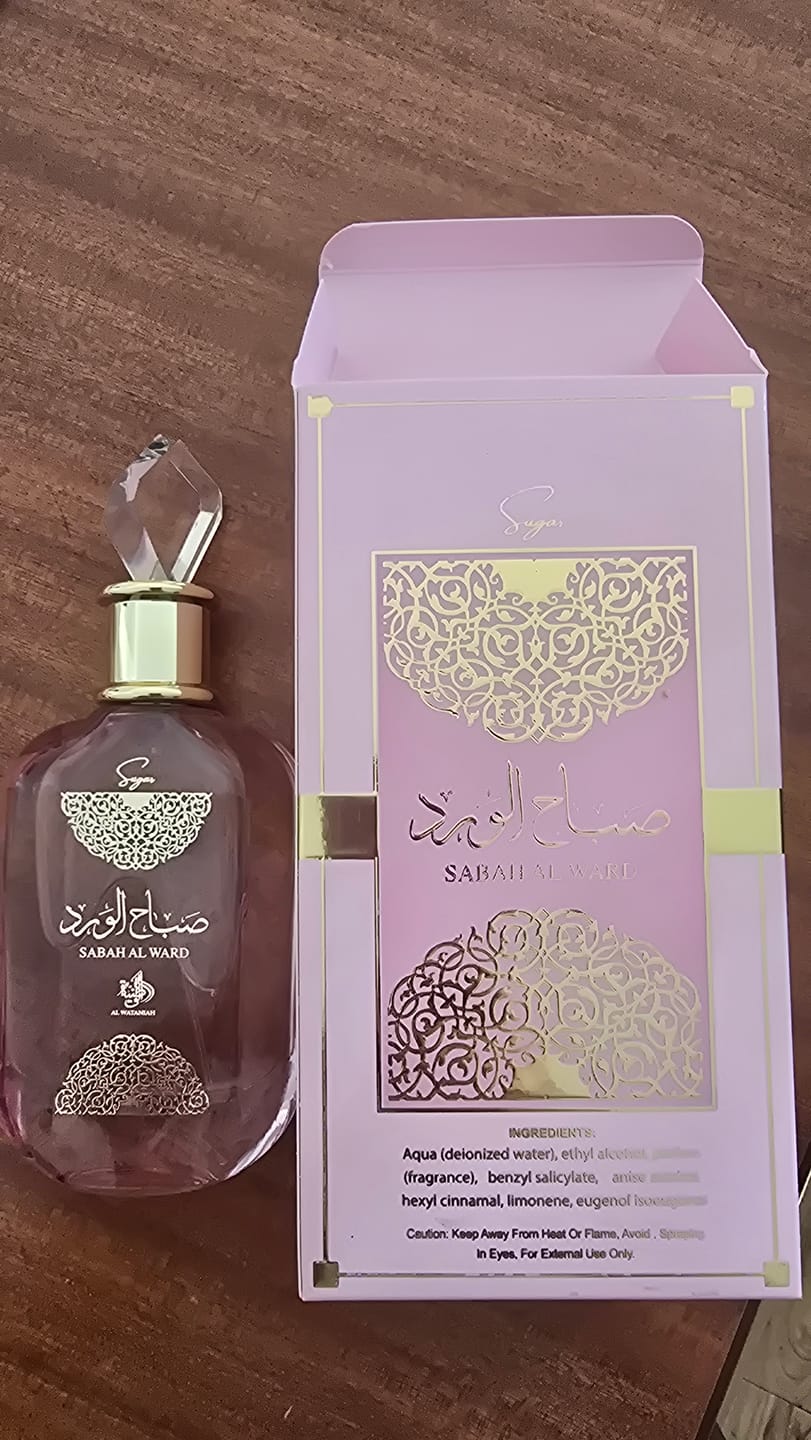 Customer photo review of PERFUME SABAH AL WARD SUGAR AL WATANIAH - 100ML