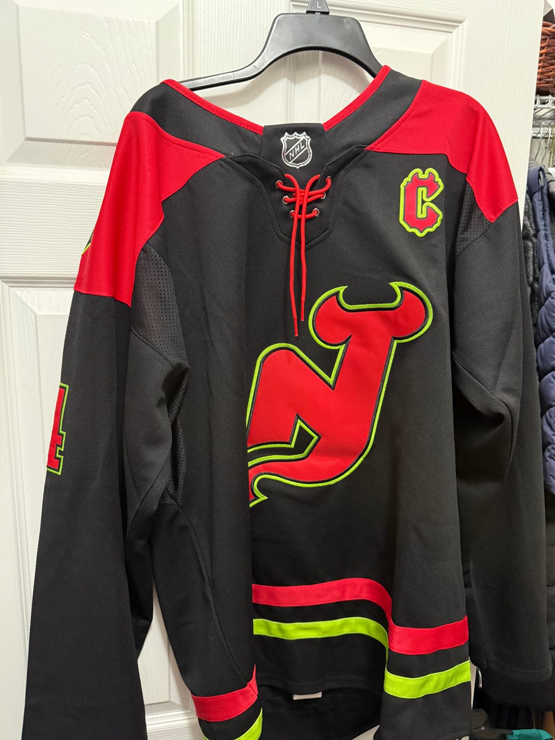 Customer photo review of Custom Hockey Jersey (Upload any Jersey design Ships in 3-6 weeks)