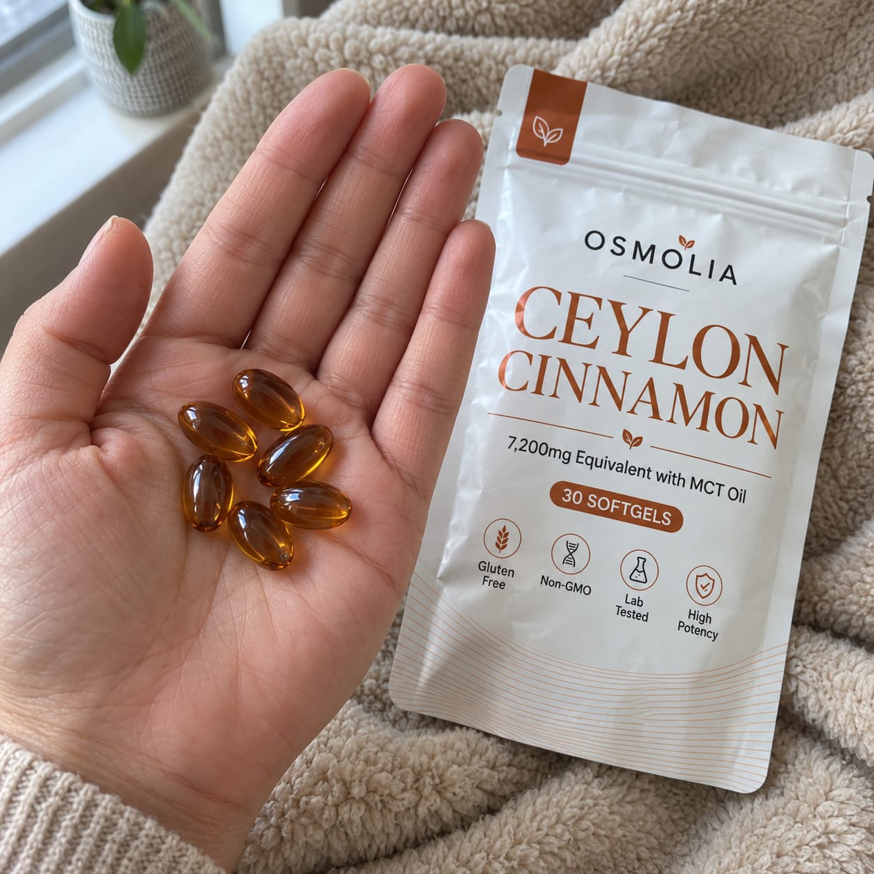 Customer photo review of Ceylon Cinnamon 7,200mg with MCT Oil