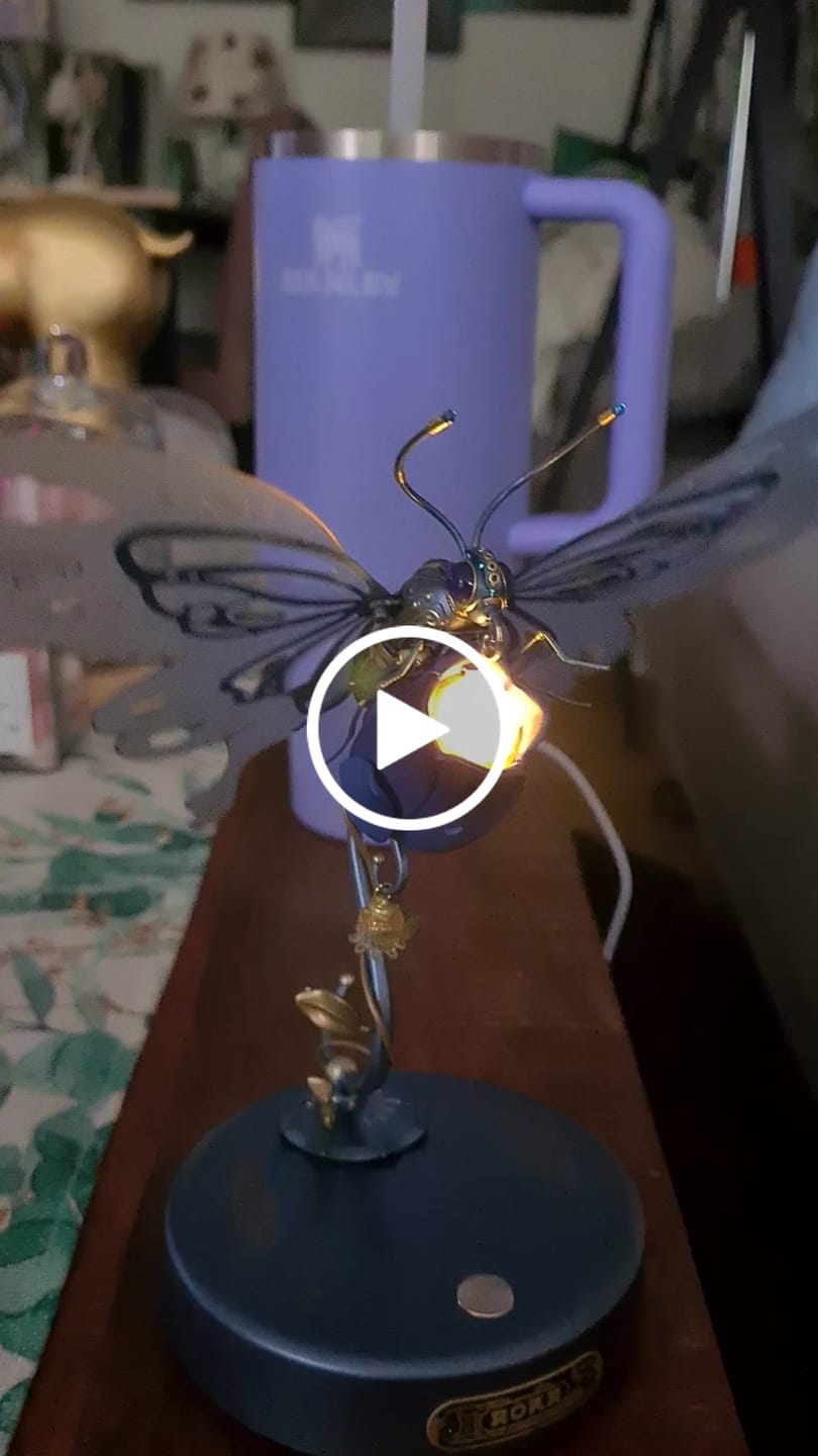 Customer video review of Zauberhafter Schmetterling Bausatz mit Touch-Flügelschlag