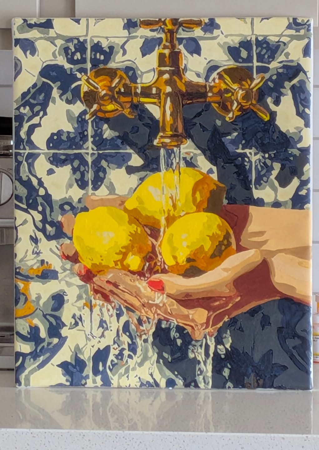 Customer photo review of The Lemon Wash | Paint by Number