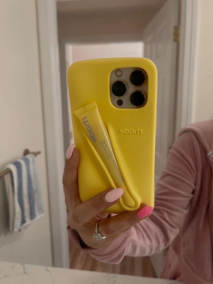 Customer photo review of Rhode Phone Case Lemontini