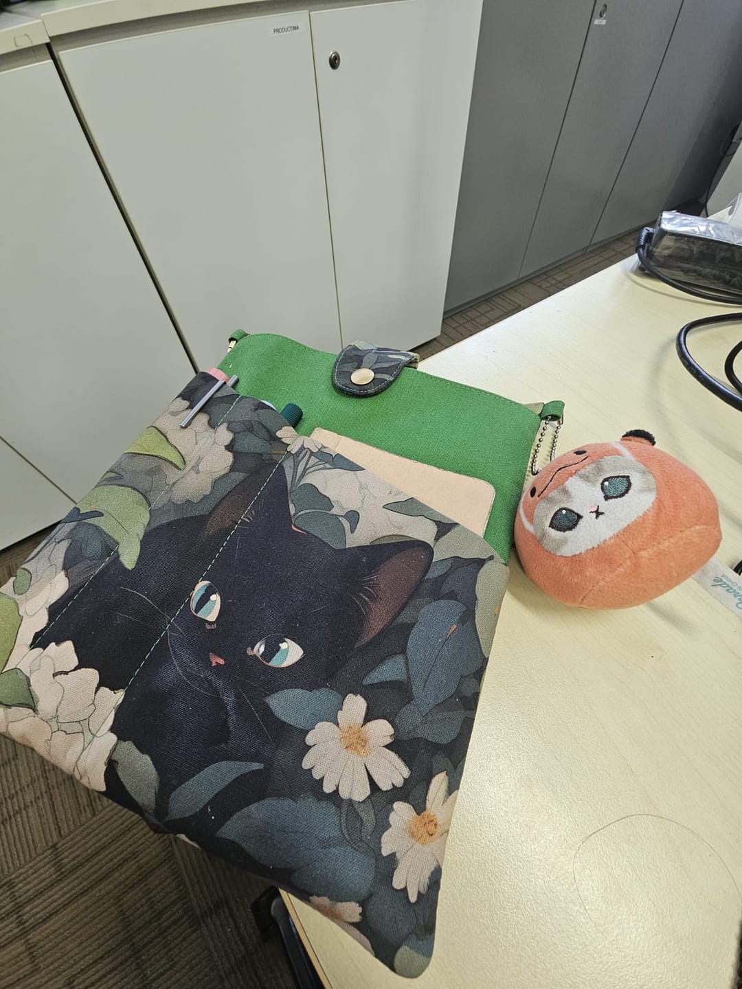 Customer photo review of Animal Print Book & Journal Sleeve with Pocket
