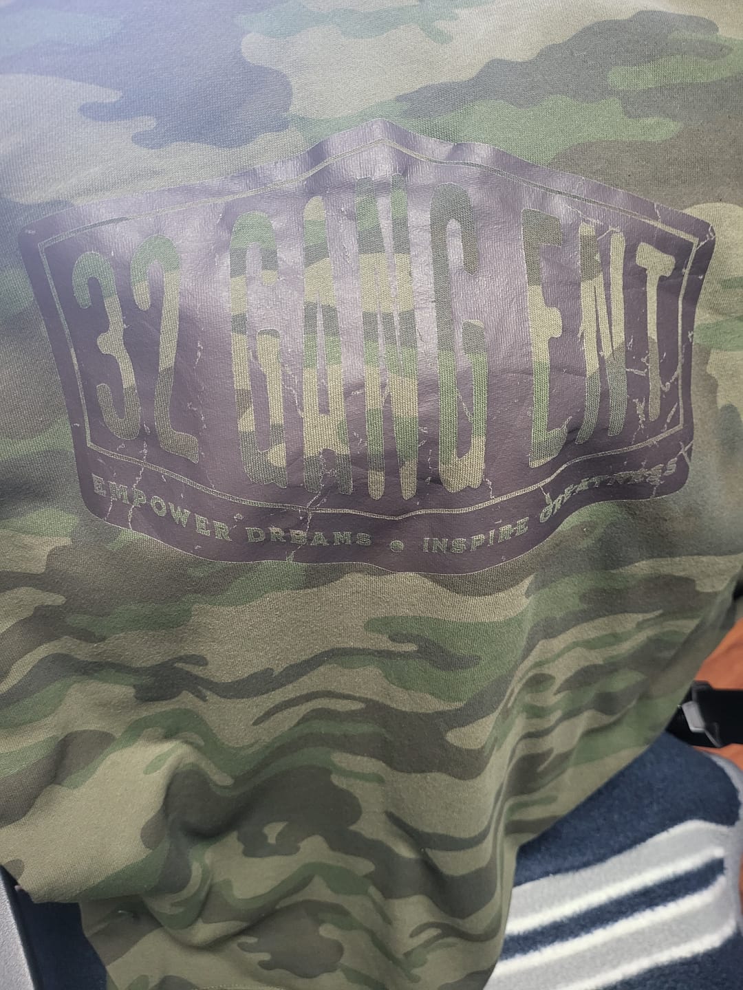 Customer photo review of DISTRESSED PREMIUM HOODIE