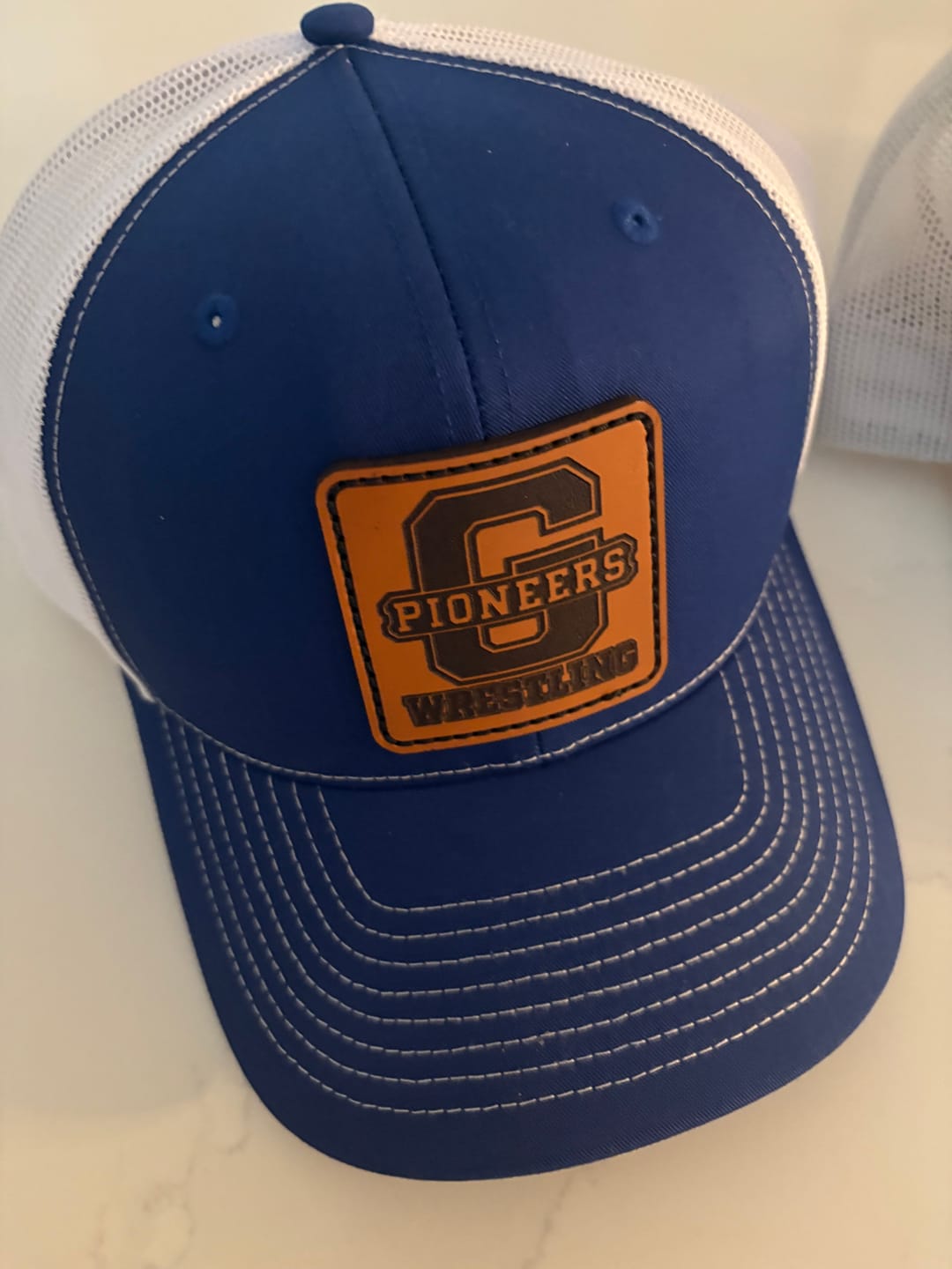 Customer photo review of Richardson 112 Custom Leather Patch Hats