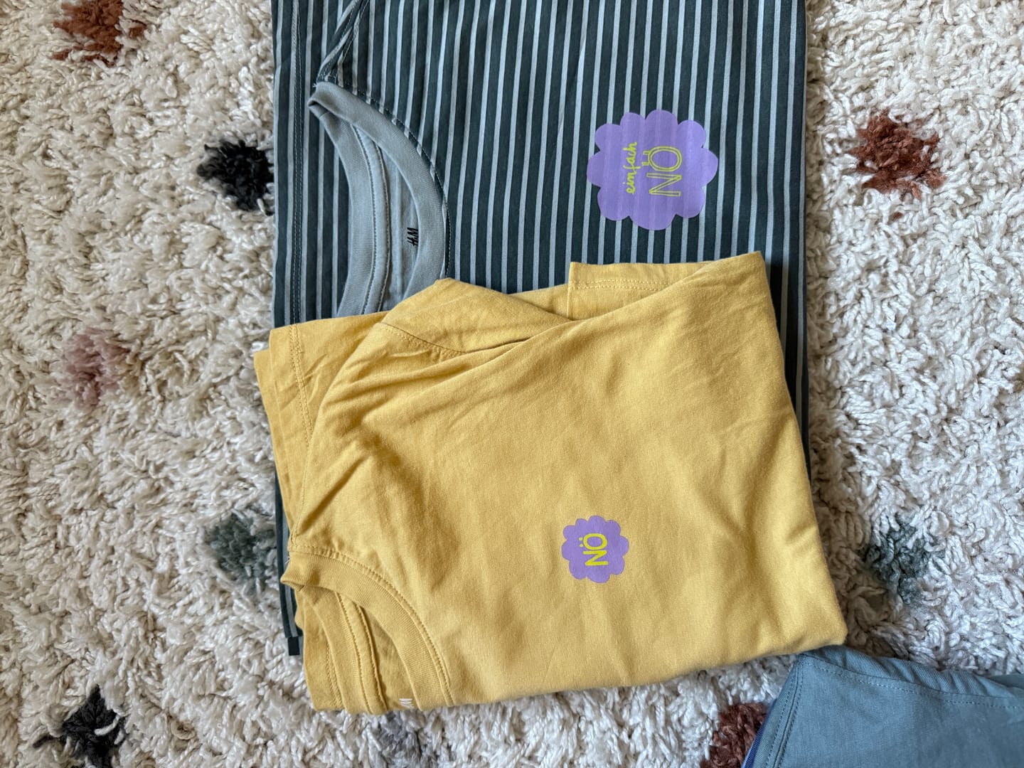 Customer photo review of Bügelbild randlos "Nö einfach nö"