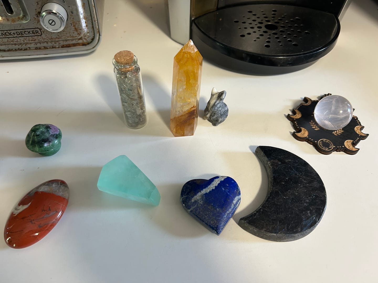 Customer photo review of Crystal Abundance Scoop — 100% Certified Natural Crystals