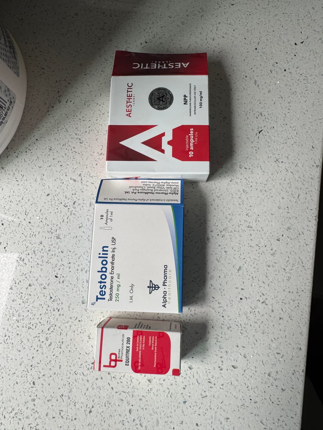 Customer photo review of Testosterona Enantato Alpha Pharma 250 mg