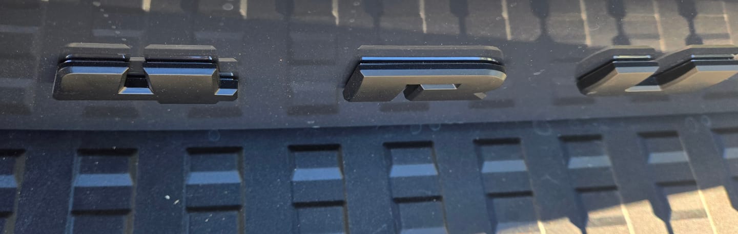 Customer photo review of Black Emblem Overlays for 4Runner 6th Gen (2025-2026+) Limited